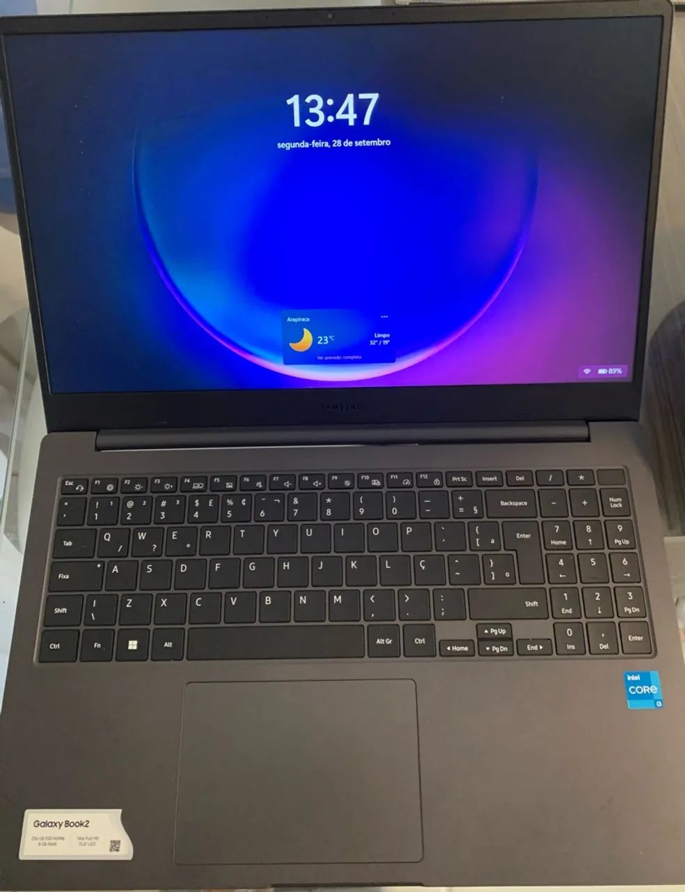 Notebook Galaxy Book 2 - 8GB RAM / 256 GB SSD