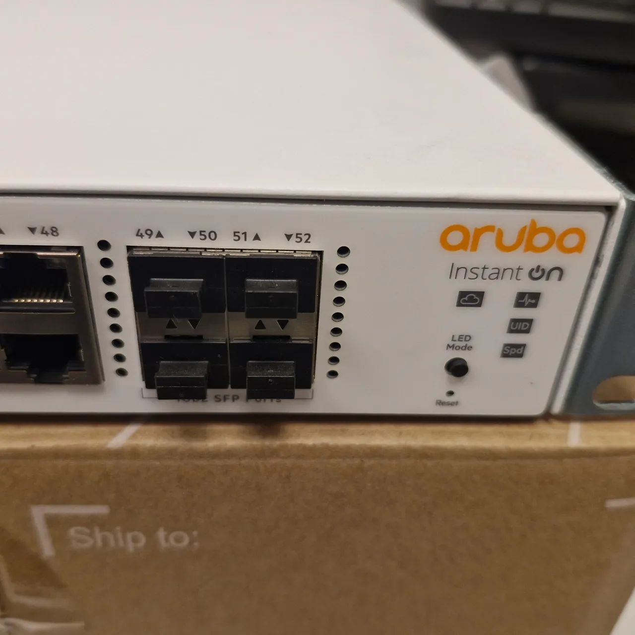 SWITCH ARUBA INSTANT ON 1830 - 48 PORTAS - SEMINOVO! - Foto 4