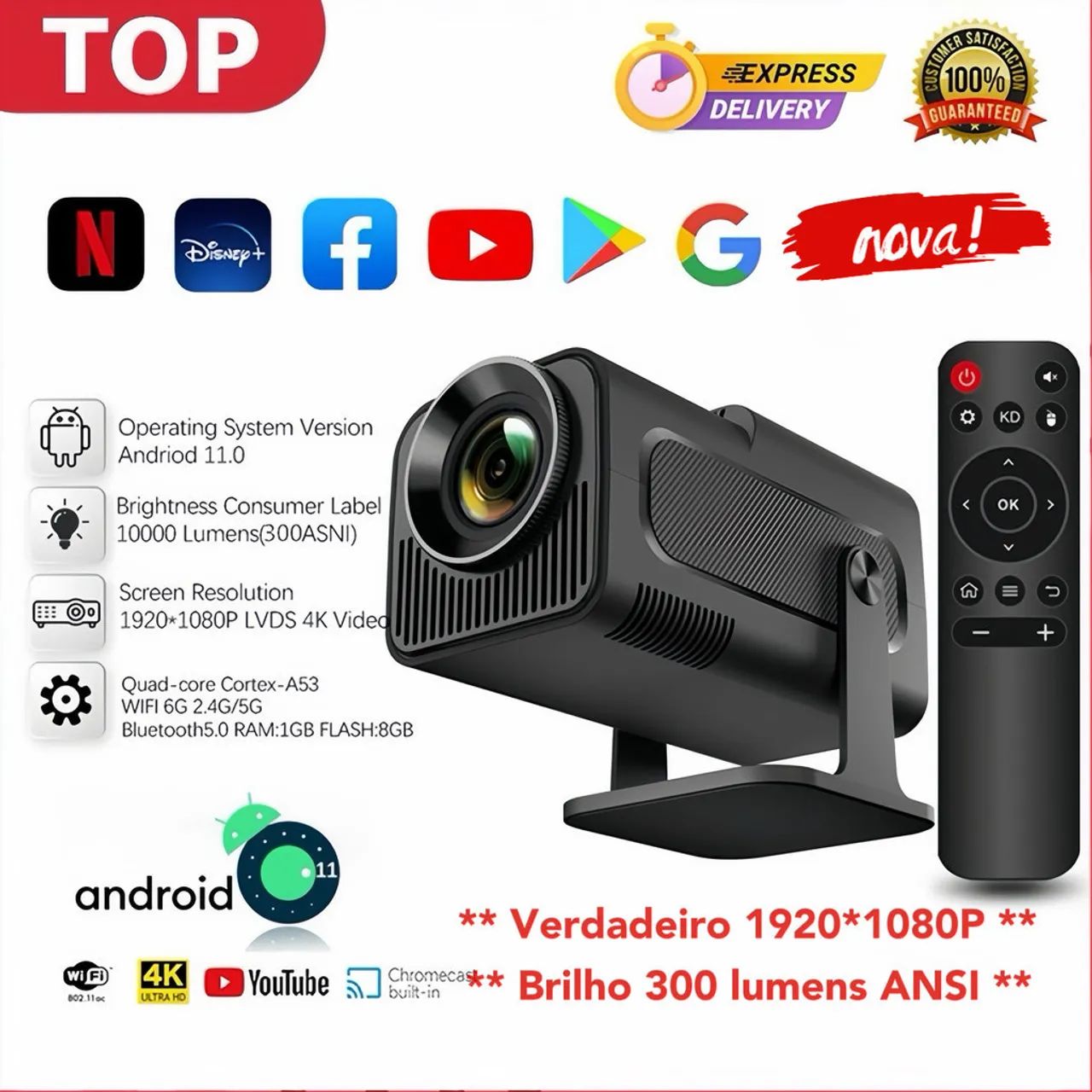 Projetor HY320 premium