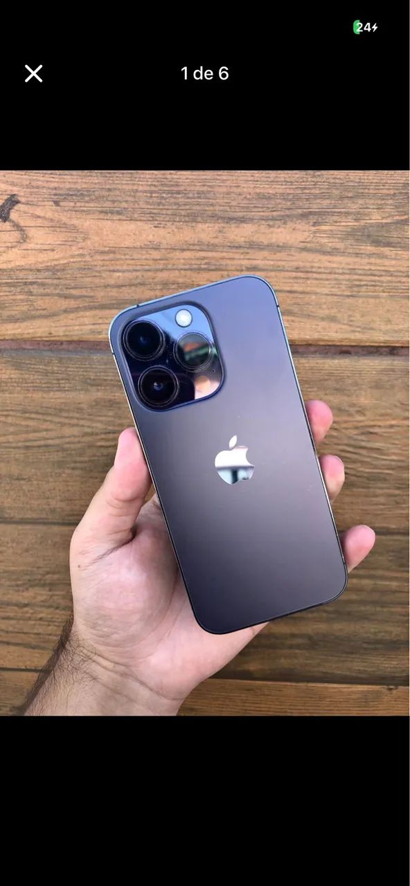 Vendo iPhone 14 Pro roxo - Foto 2