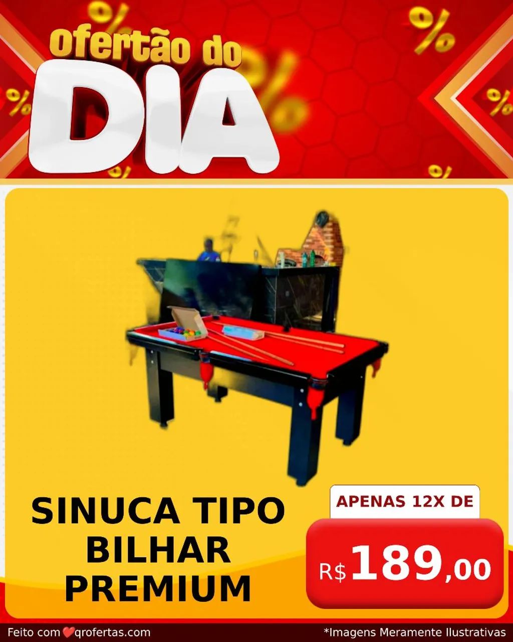 Sinuca Tipo Bilhar Premium Preta  - Foto 5