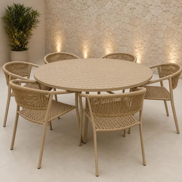 Mesa área gourmet 