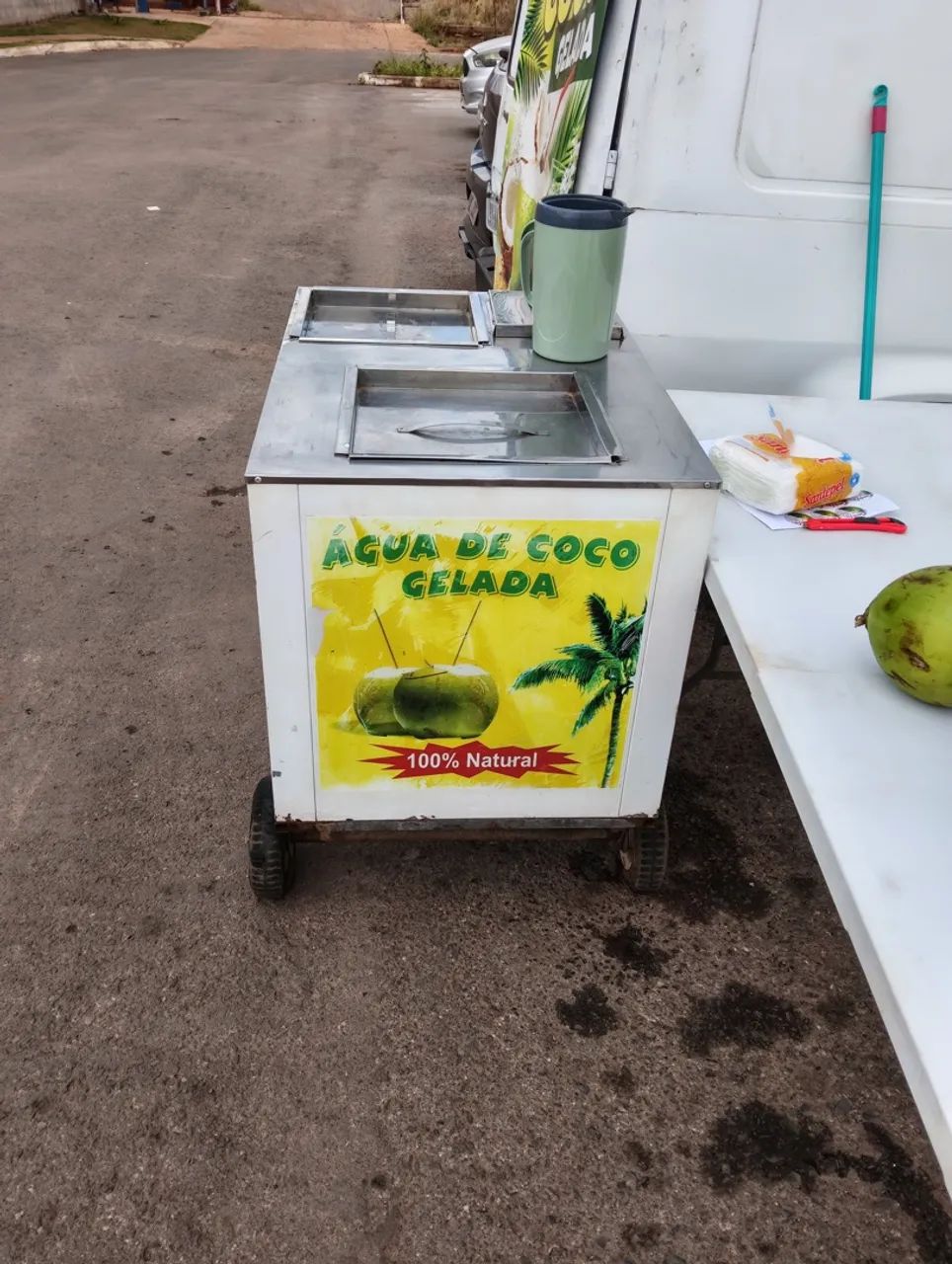 Carrinho de água de coco  - Foto 3