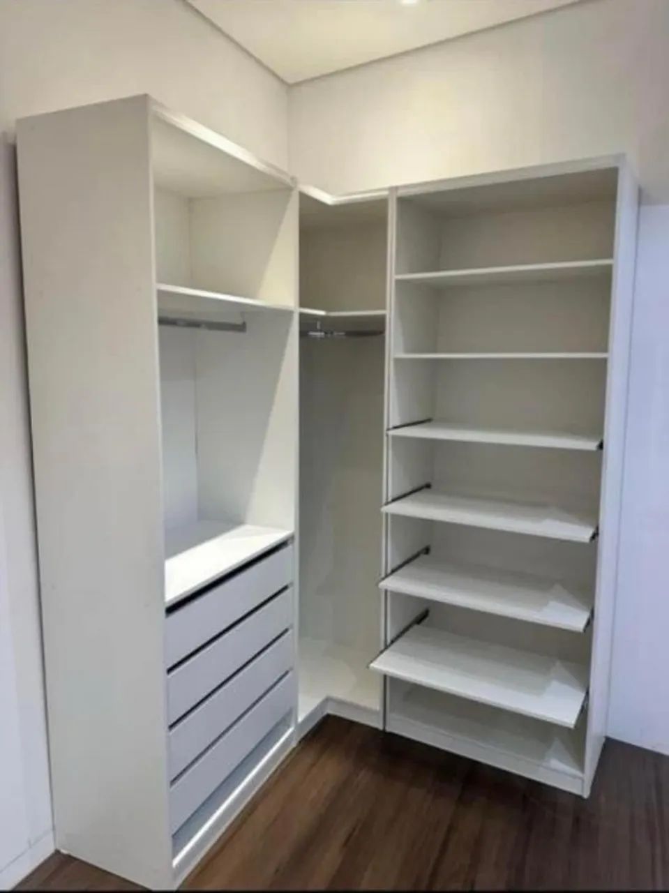 Closet em L modulado  - Preços de fabrica 