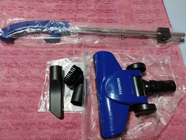 Aspirador de pó mondial azul 1100W na cx. 220 volts. - Foto 3