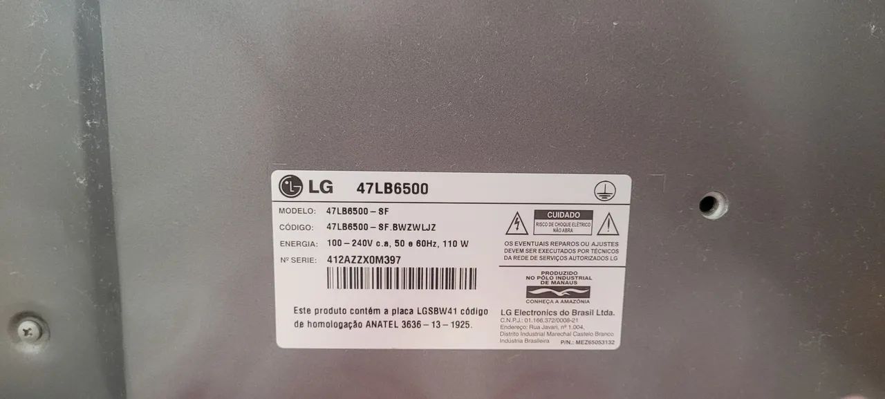 TV LG 55 polegadas com defeito - Foto 3