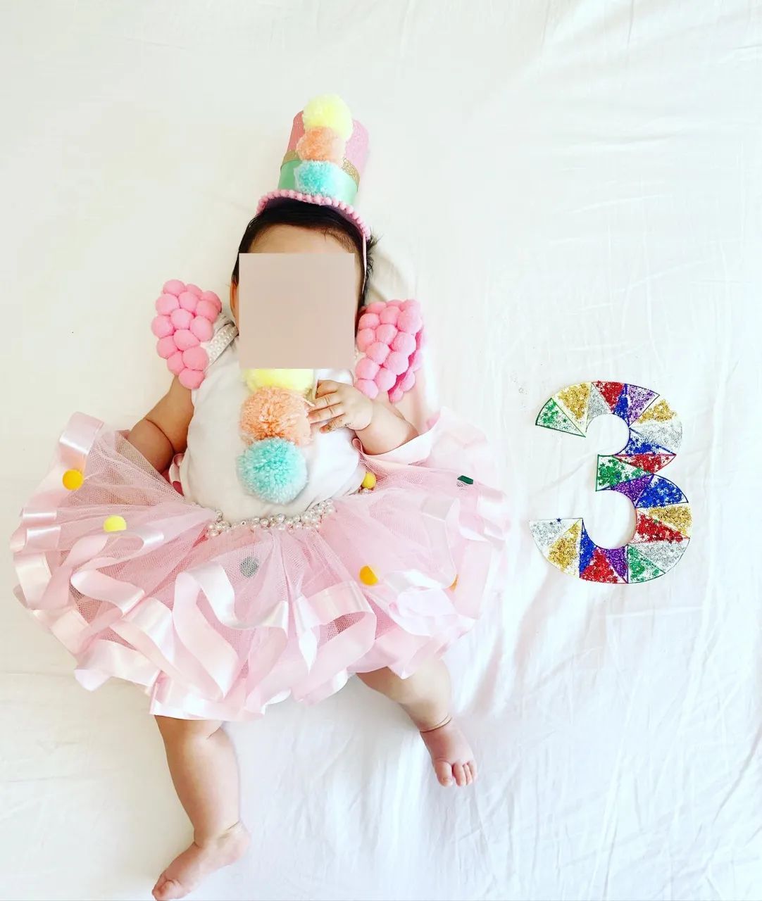 Fantasia de mesversario Palhacinha  - Foto 3