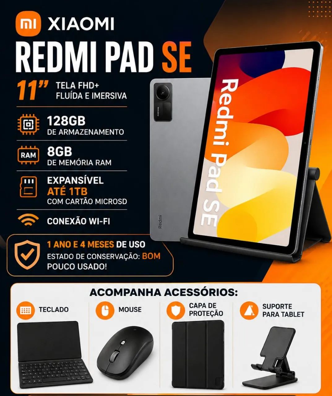Tablet Redmi Pad SE 11" 