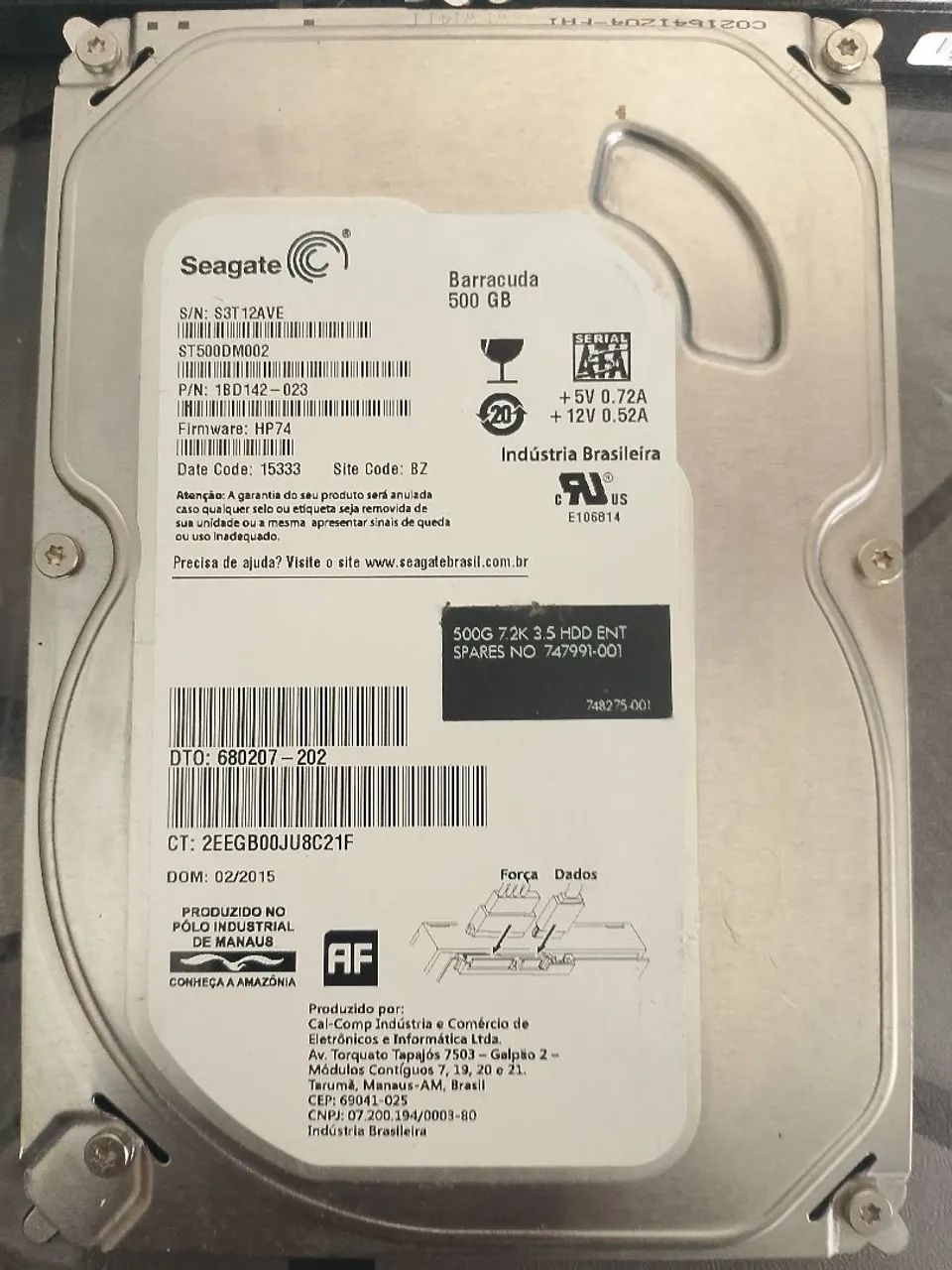 HD Seagate 1tera/ 500 giga  - Foto 2