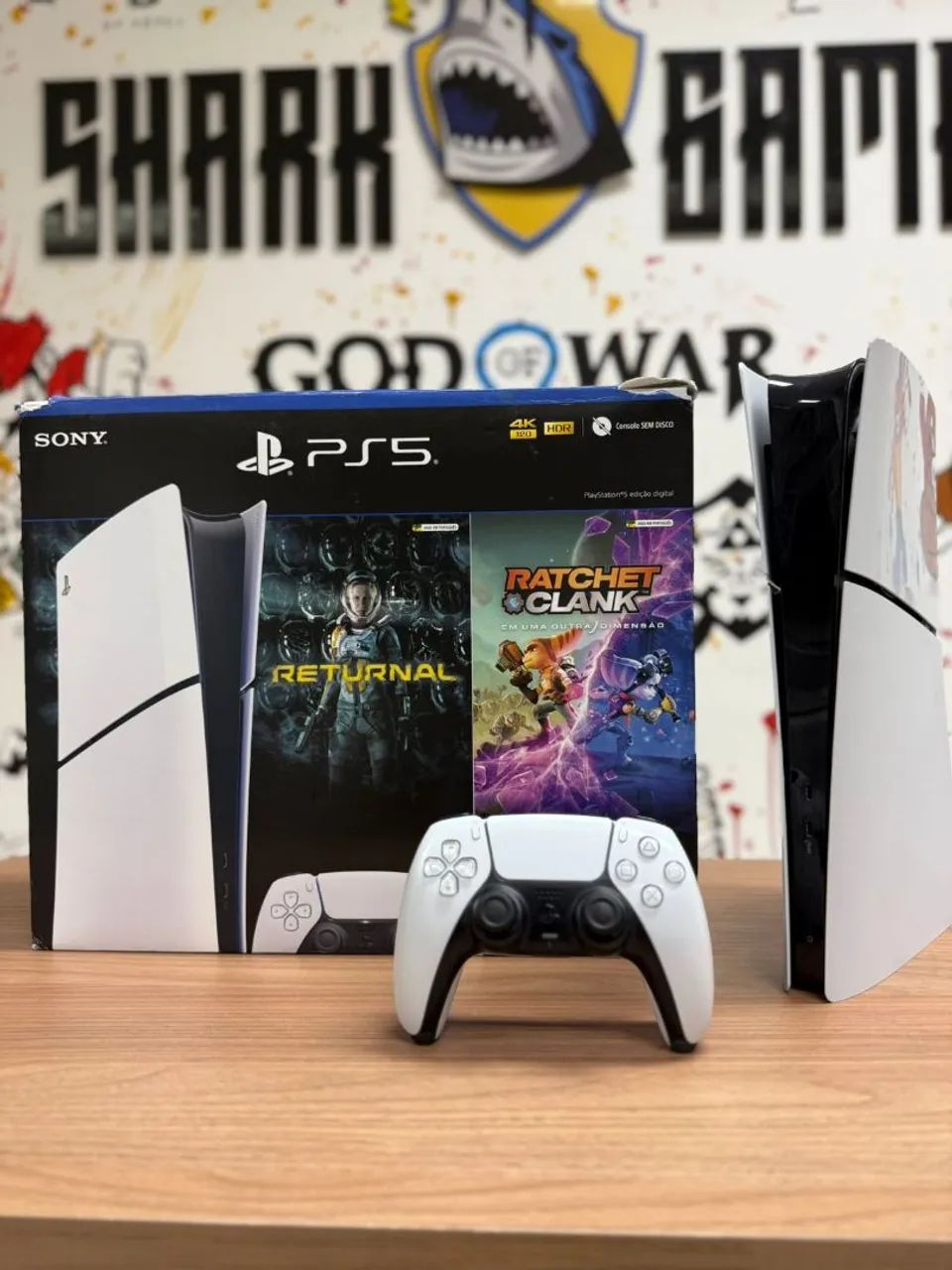 Ps5 slim midis digital semi novo ( 6 meses de garantia )