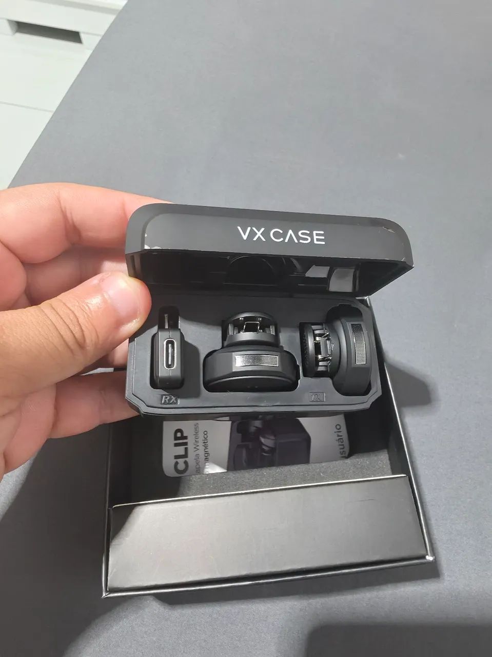 Microfone de lapela VX Case - Foto 2