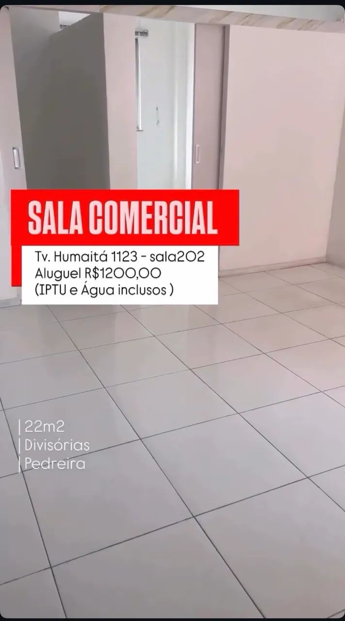 Sala comercial Humaitá 22m2 - Foto 2