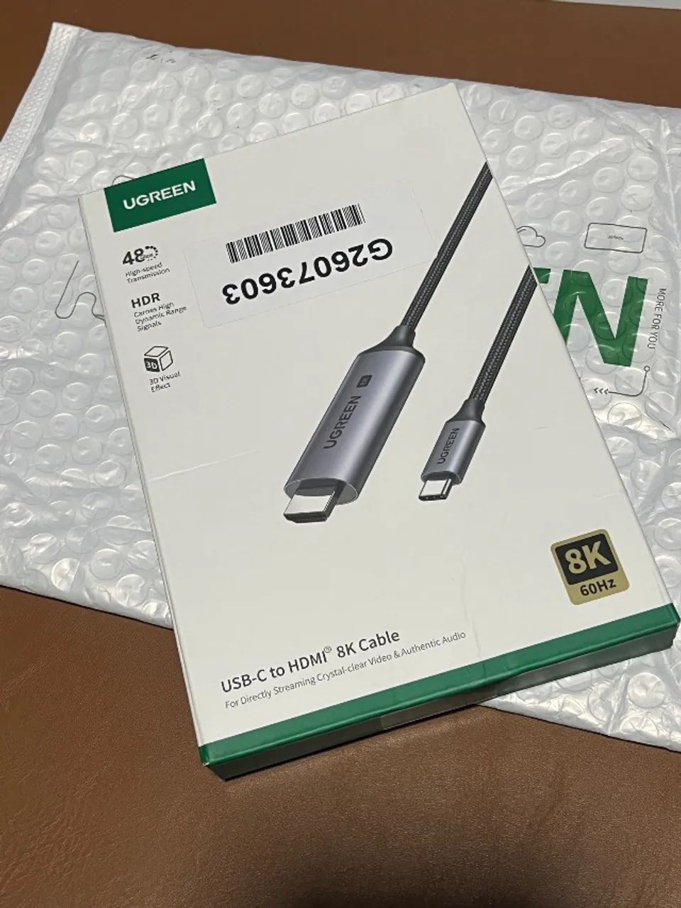 Cabo UGREEN USB-C HDMI 8K