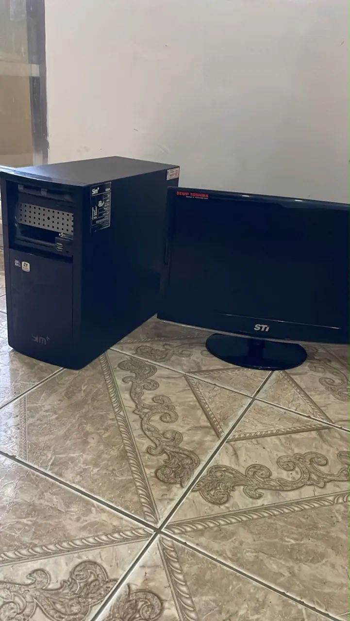 COMPUTADOR/PC CPU E MONITOR (ANTIGO!)