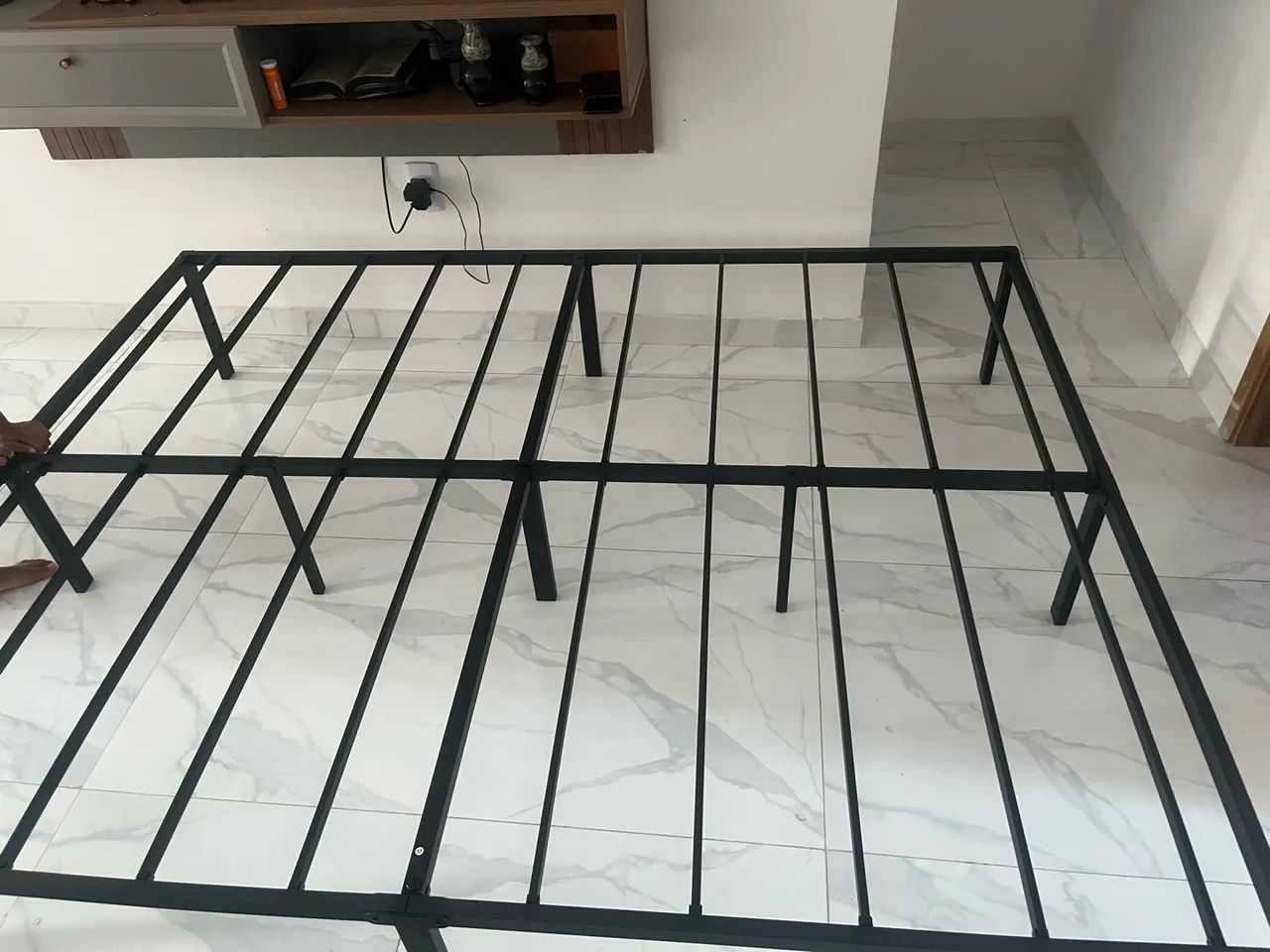 Cama de ferro tamanho quem 