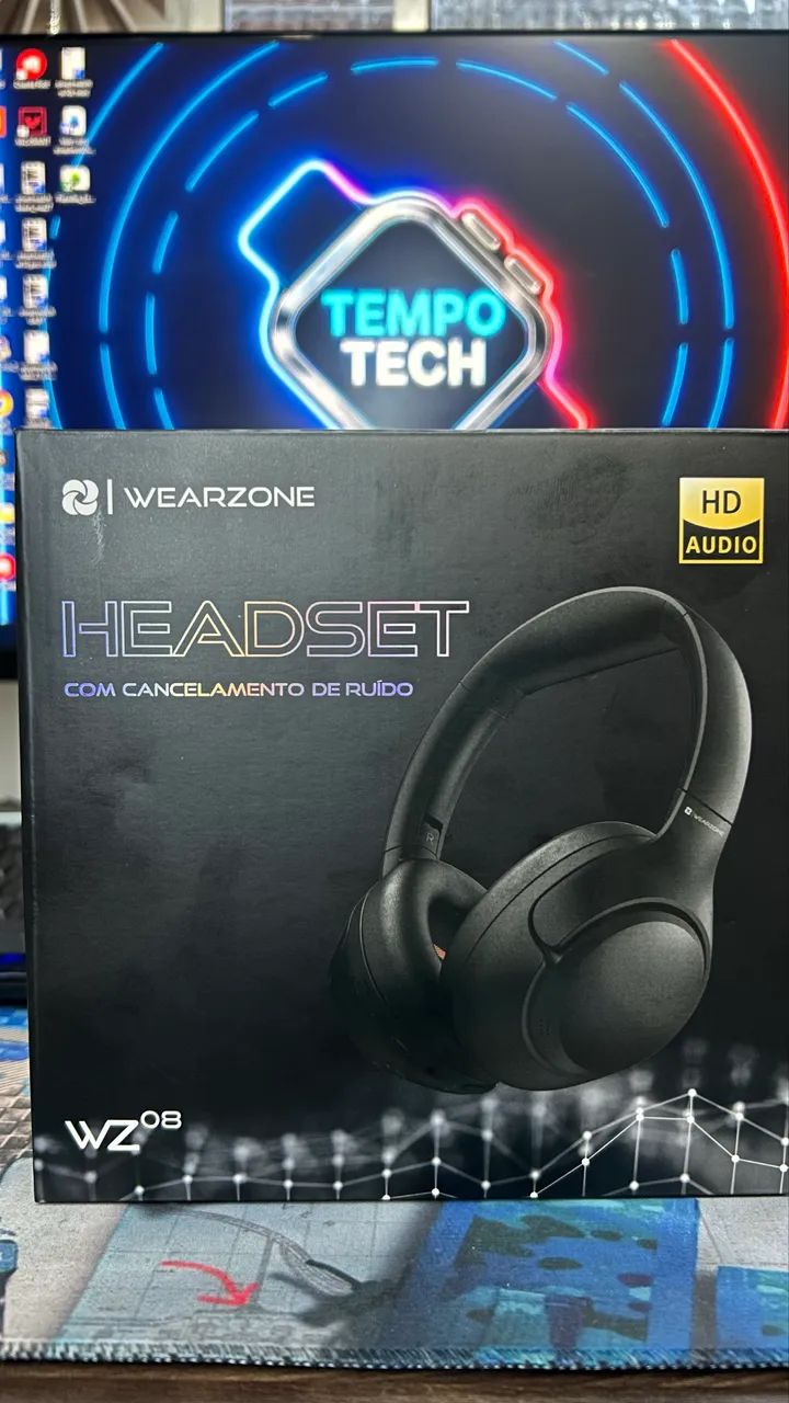 ? Fone Bluetooth WZ08 Original - Som Top + Super Bateria! ? - Foto 4