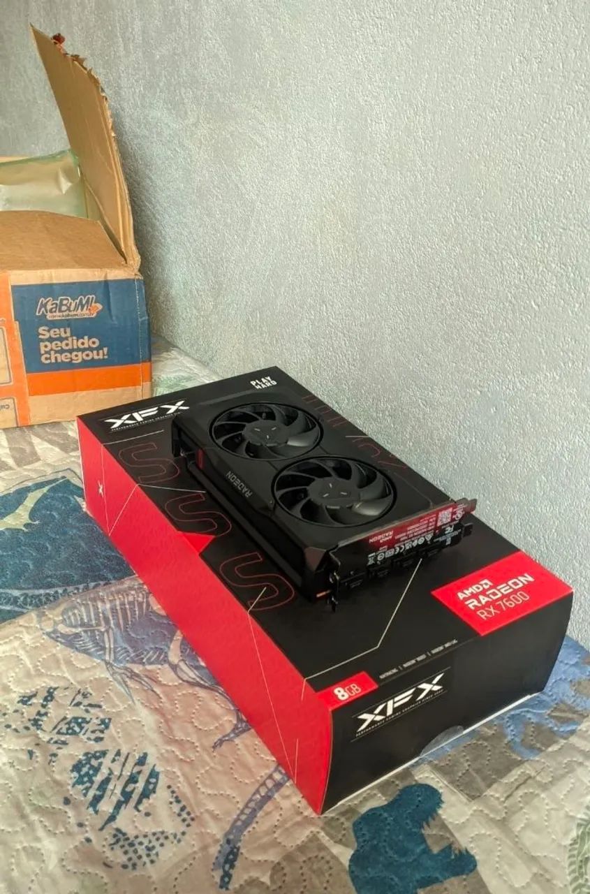 Placa de video rx7600 8gb