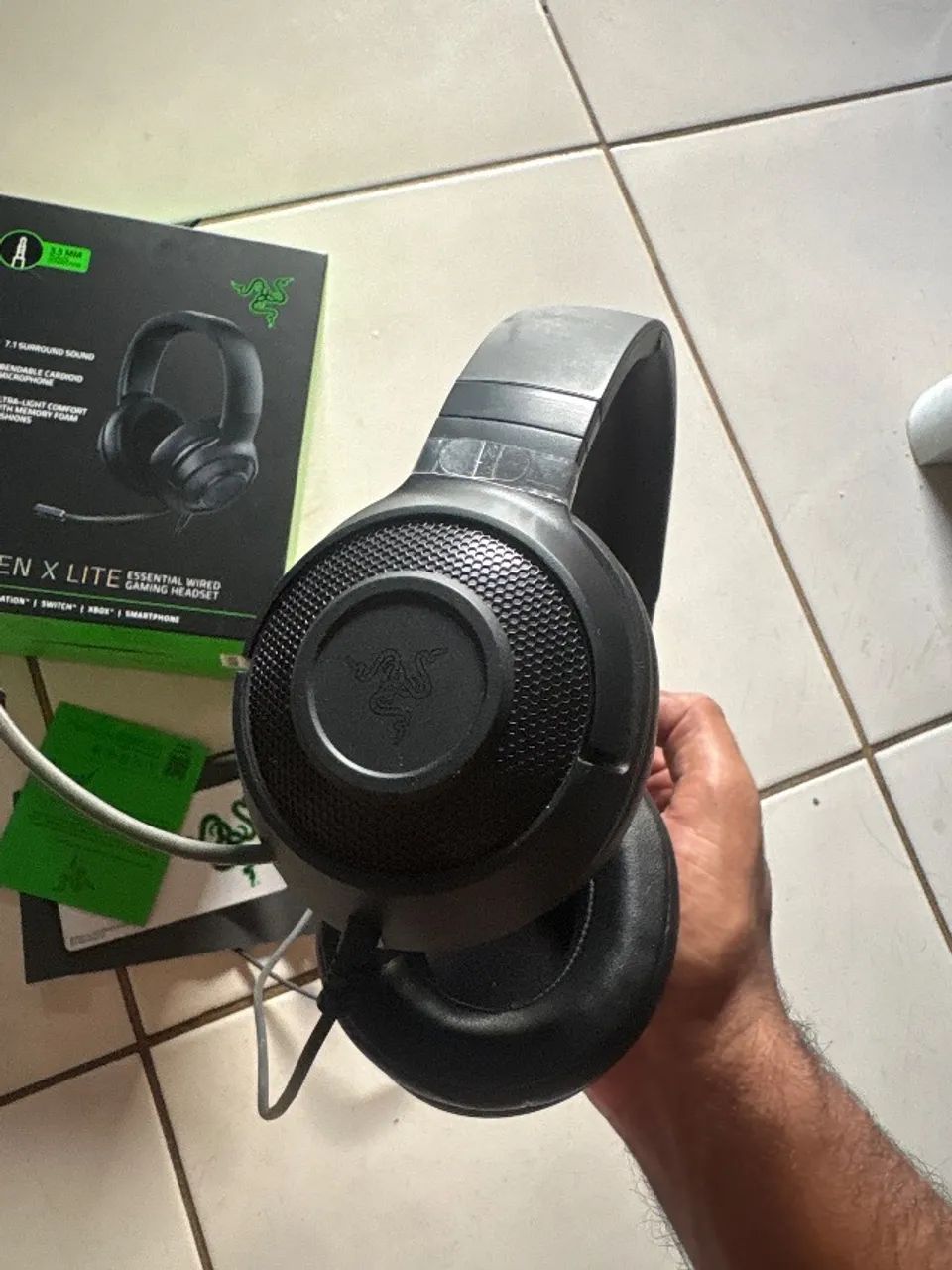 Fone razer kraken X lite - Foto 3