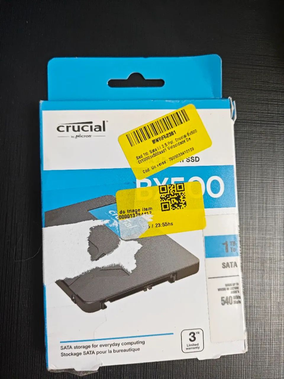 Hd Crucial SSD 1tb BX500