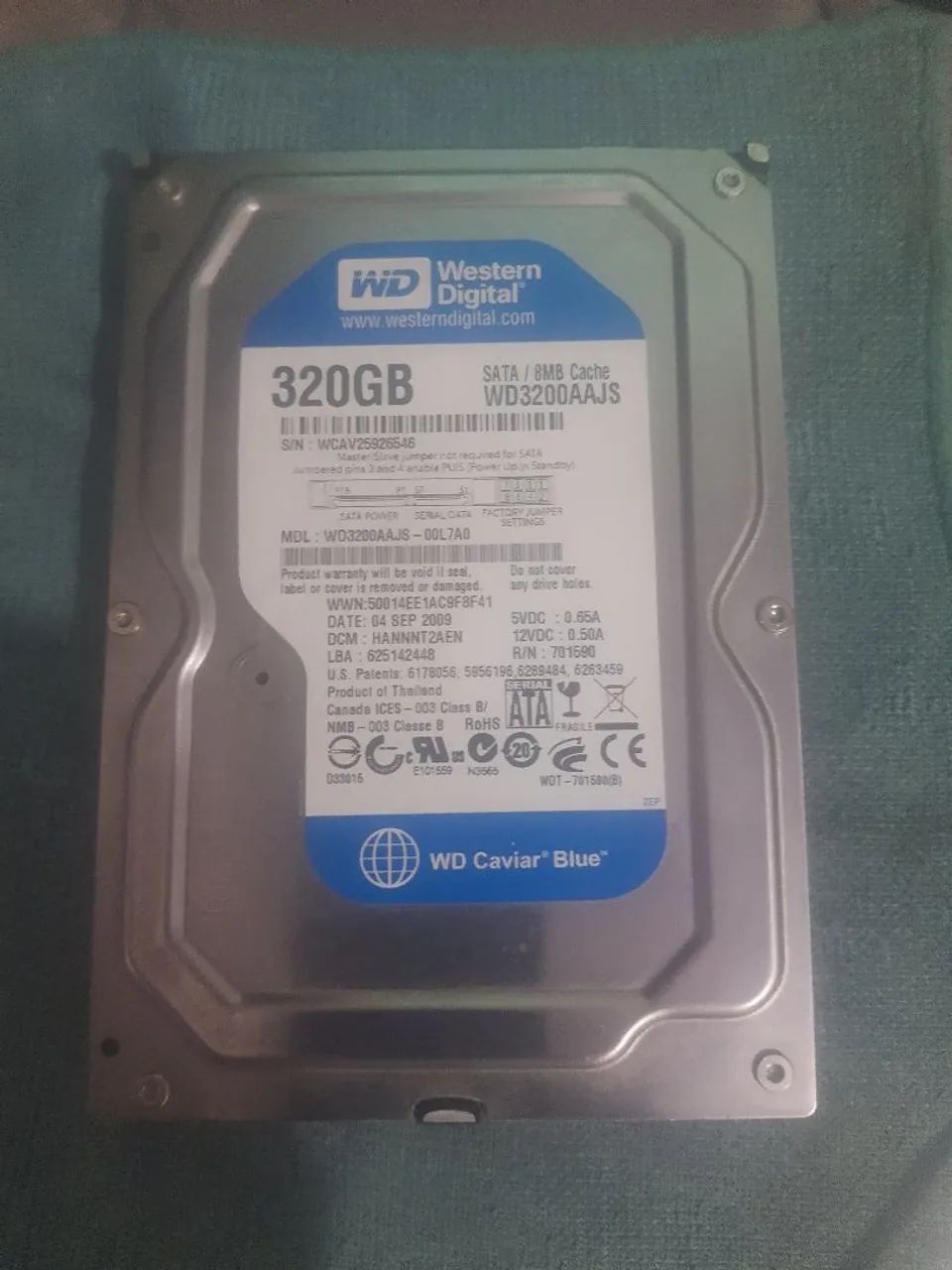 HD sata 320 gb