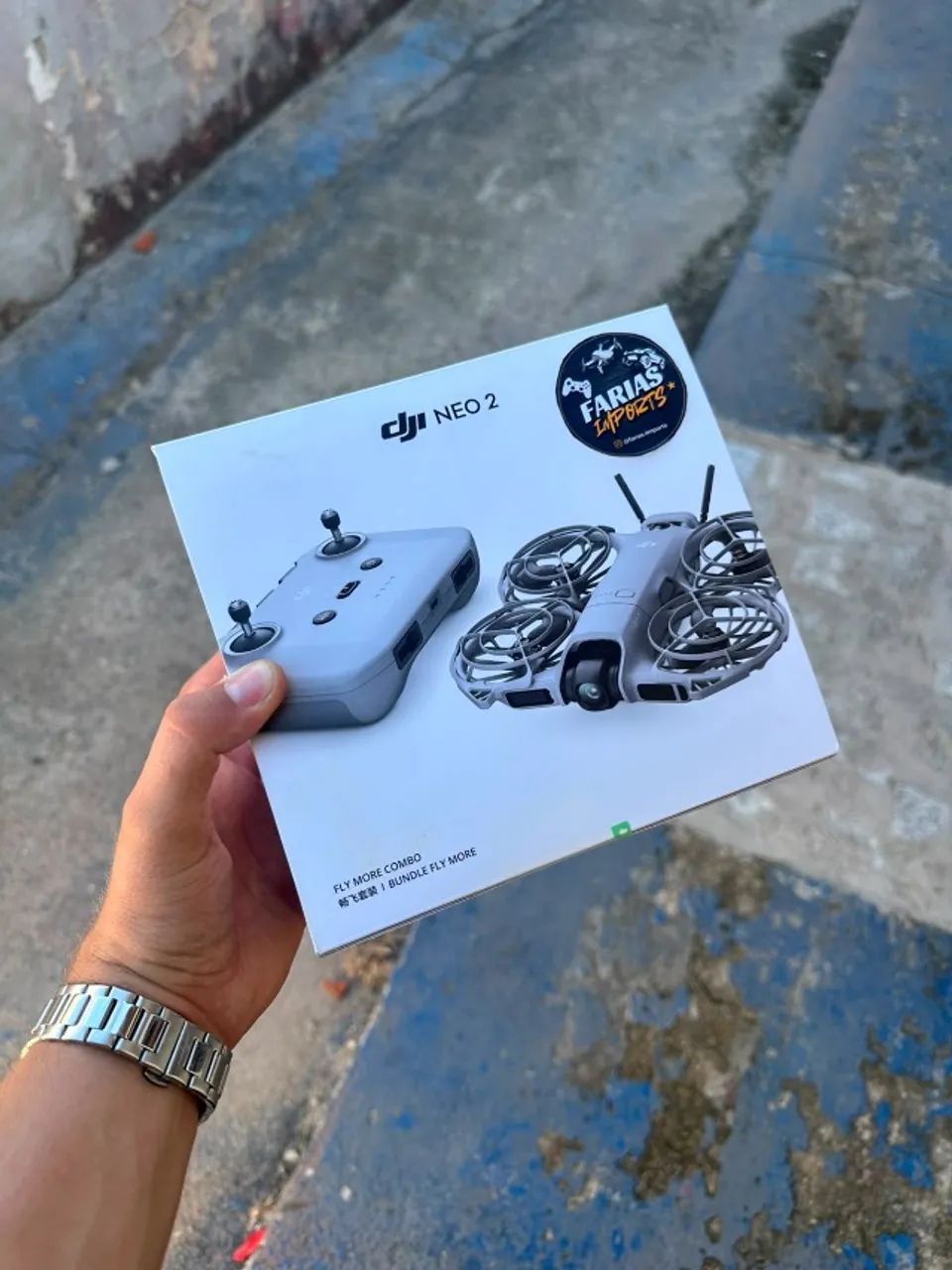 EXCLUSIVO Drone Dji Neo 2 Combo com Controle e 3 Baterias - Foto 2