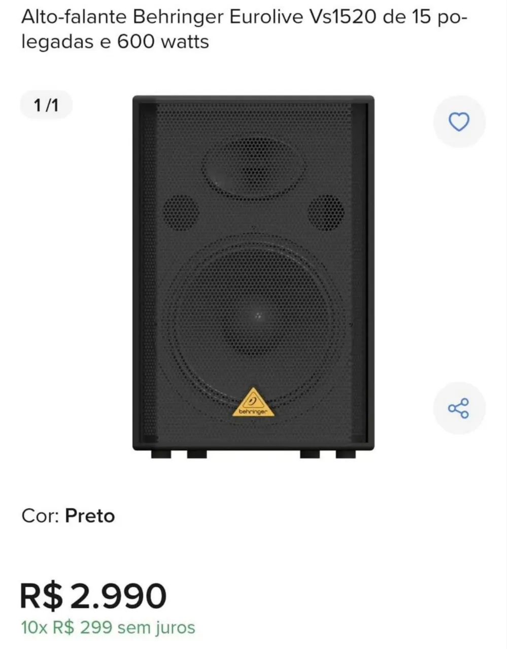 Caixa behringer 600w - Foto 3