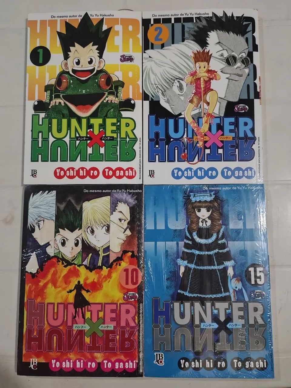 Hunter x Hunter 1,2, 10 e 15 - Livros e revistas - Santa Cruz, Rio