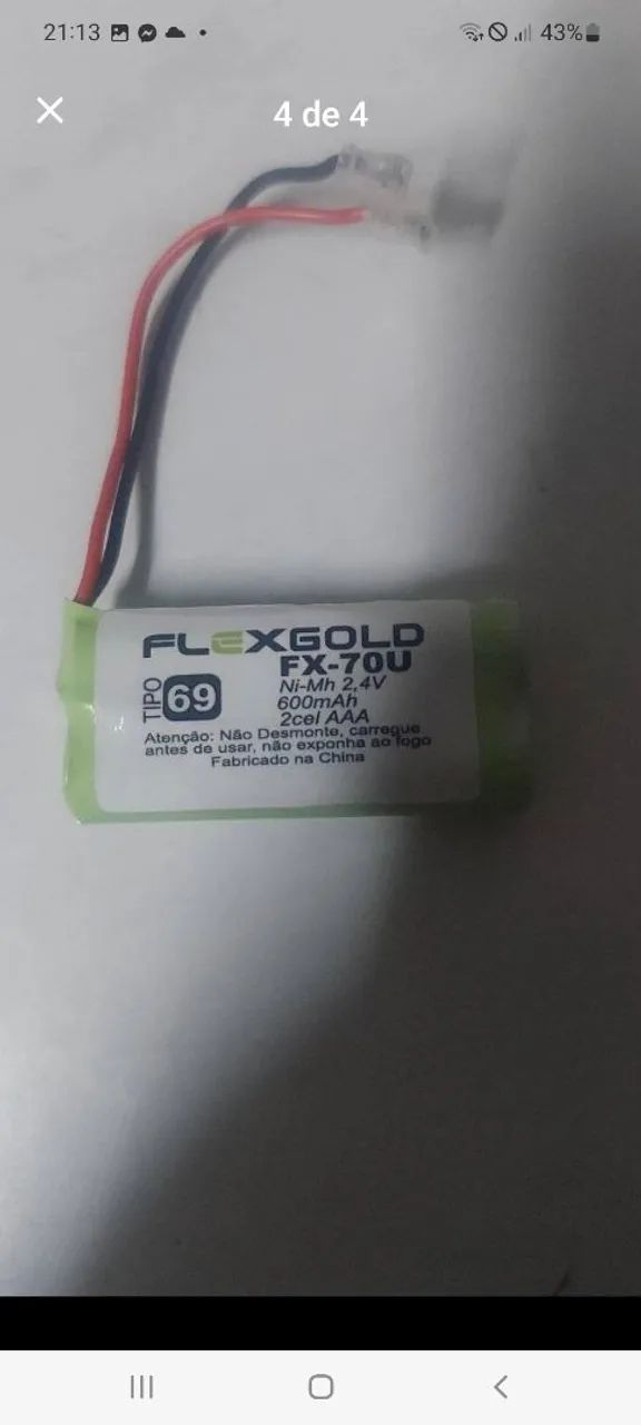 2 bateria telefone intelbras - Foto 4