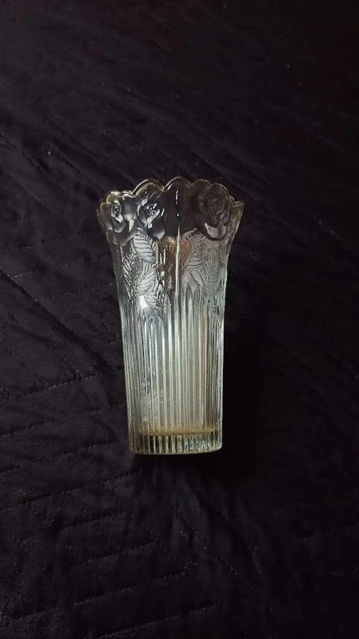 VASO CRISTAL LAPIDADO