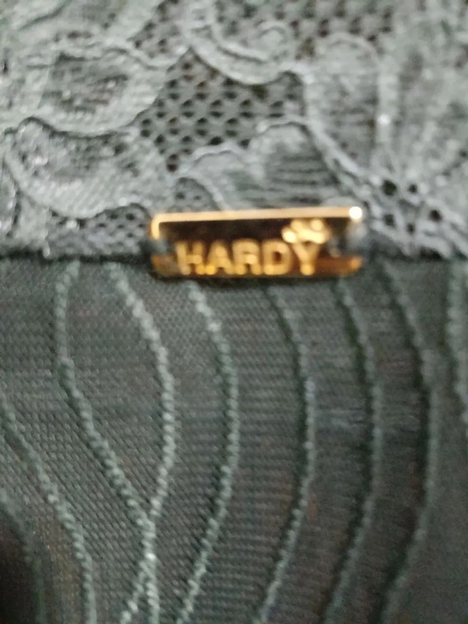 Body feminino de renda na cor verde da marca HARDY - Foto 3