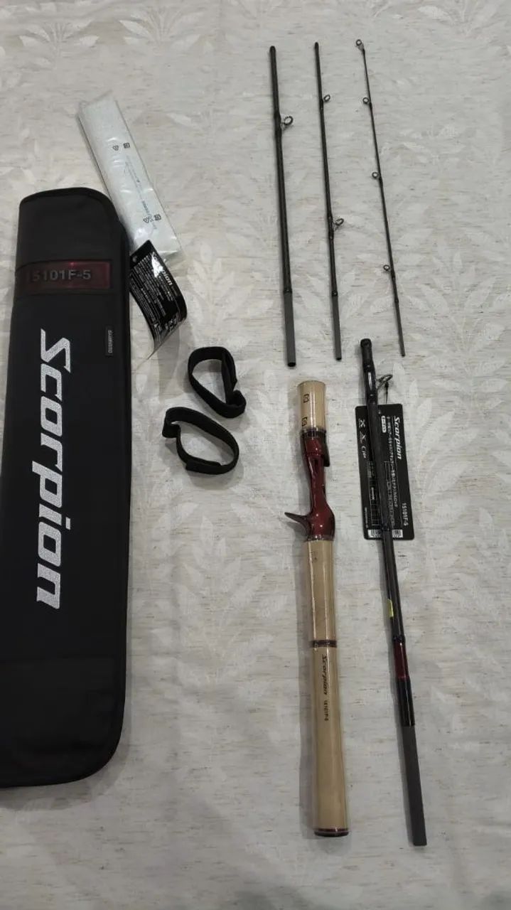 Vara Shimano Scorpion Travel 5 partes 8 a16 lbs. - Esportes