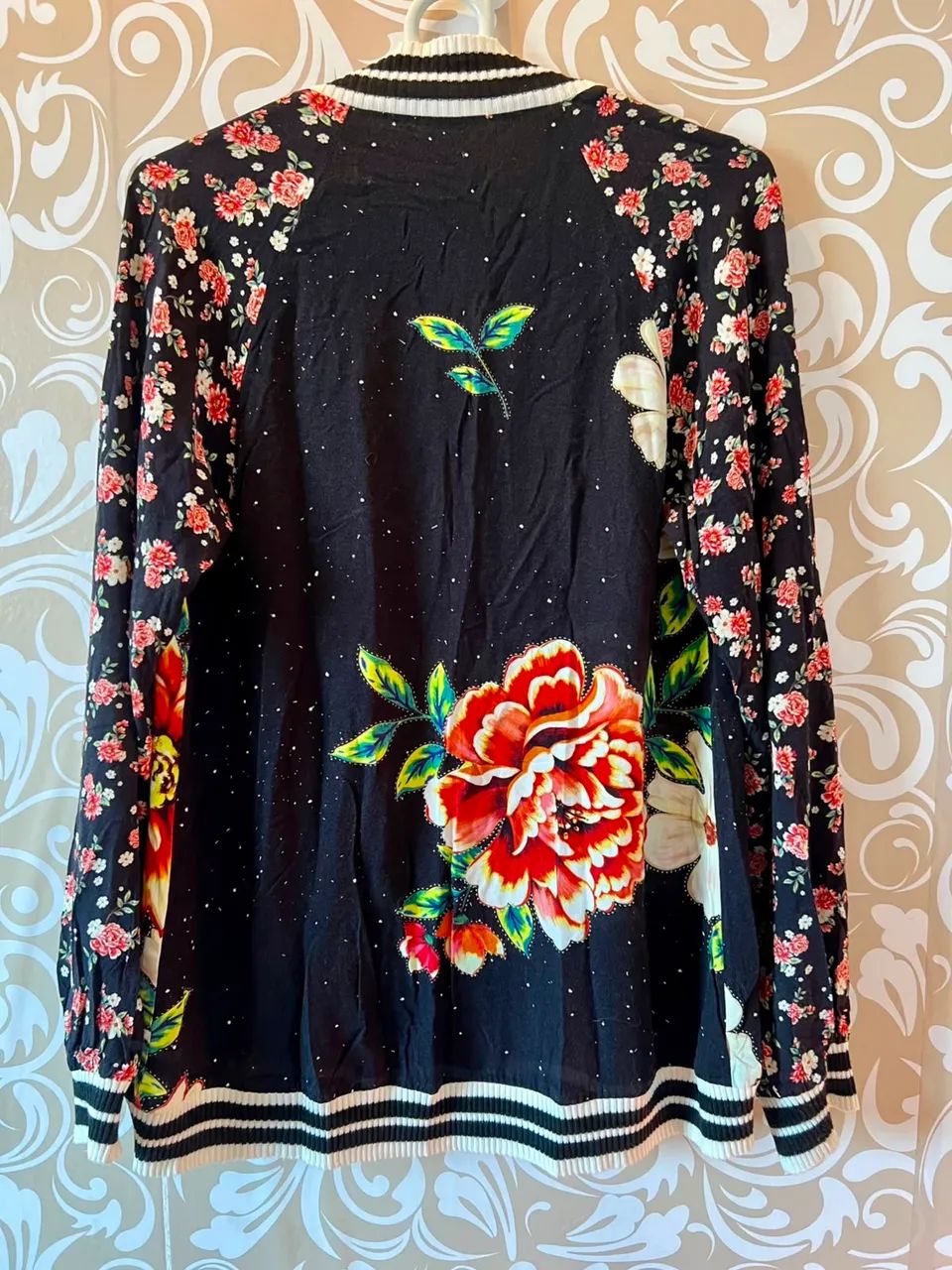 Cardigan floral Farm TAM P - Foto 5
