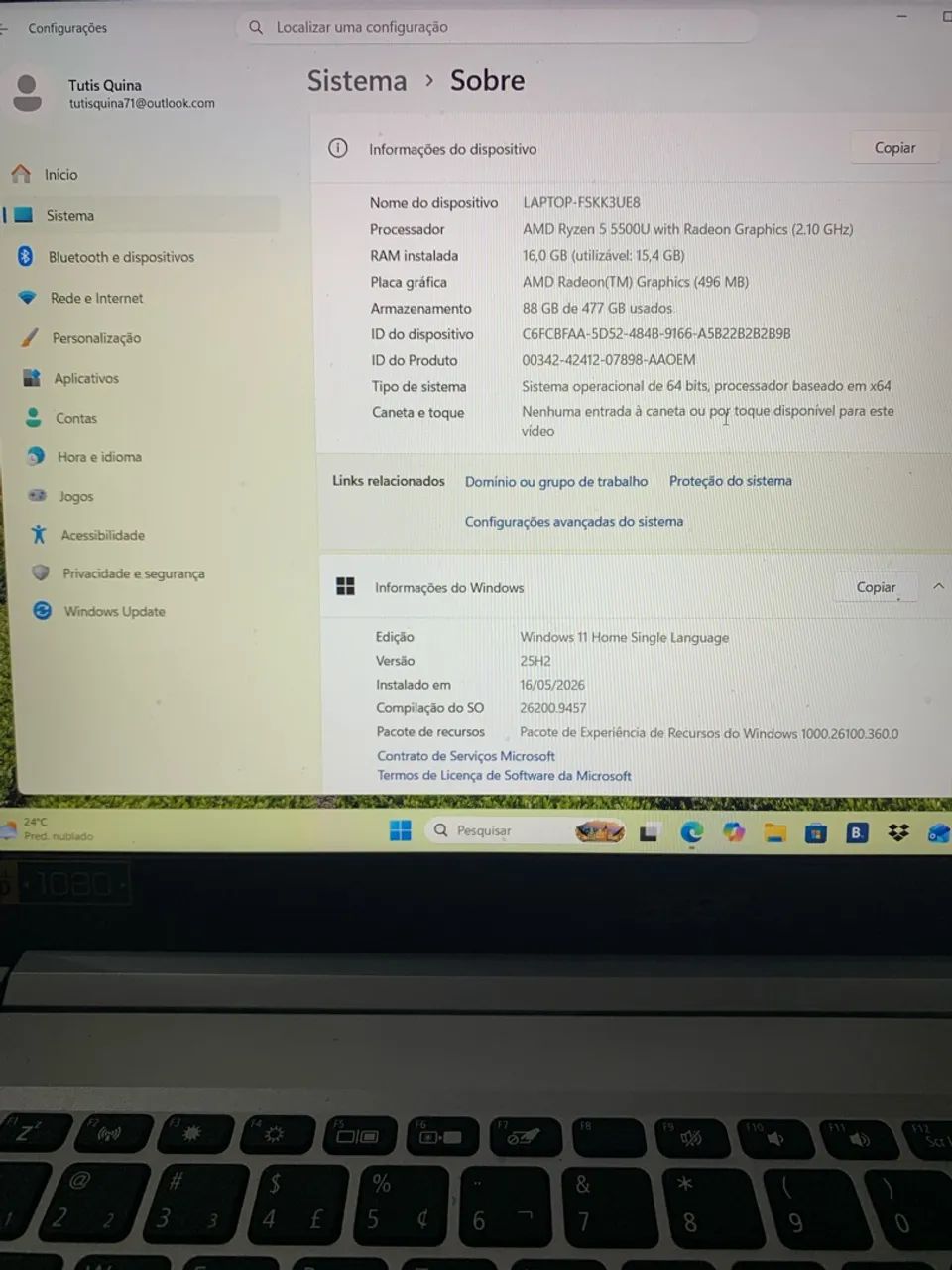 Notebook Acer Aspire 5 - Foto 4