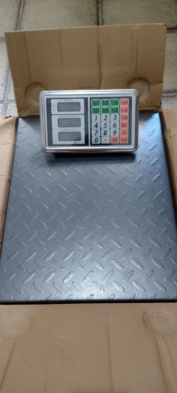 Balança de plataforma digital Super Crown 400 kg Nova e com garantia 