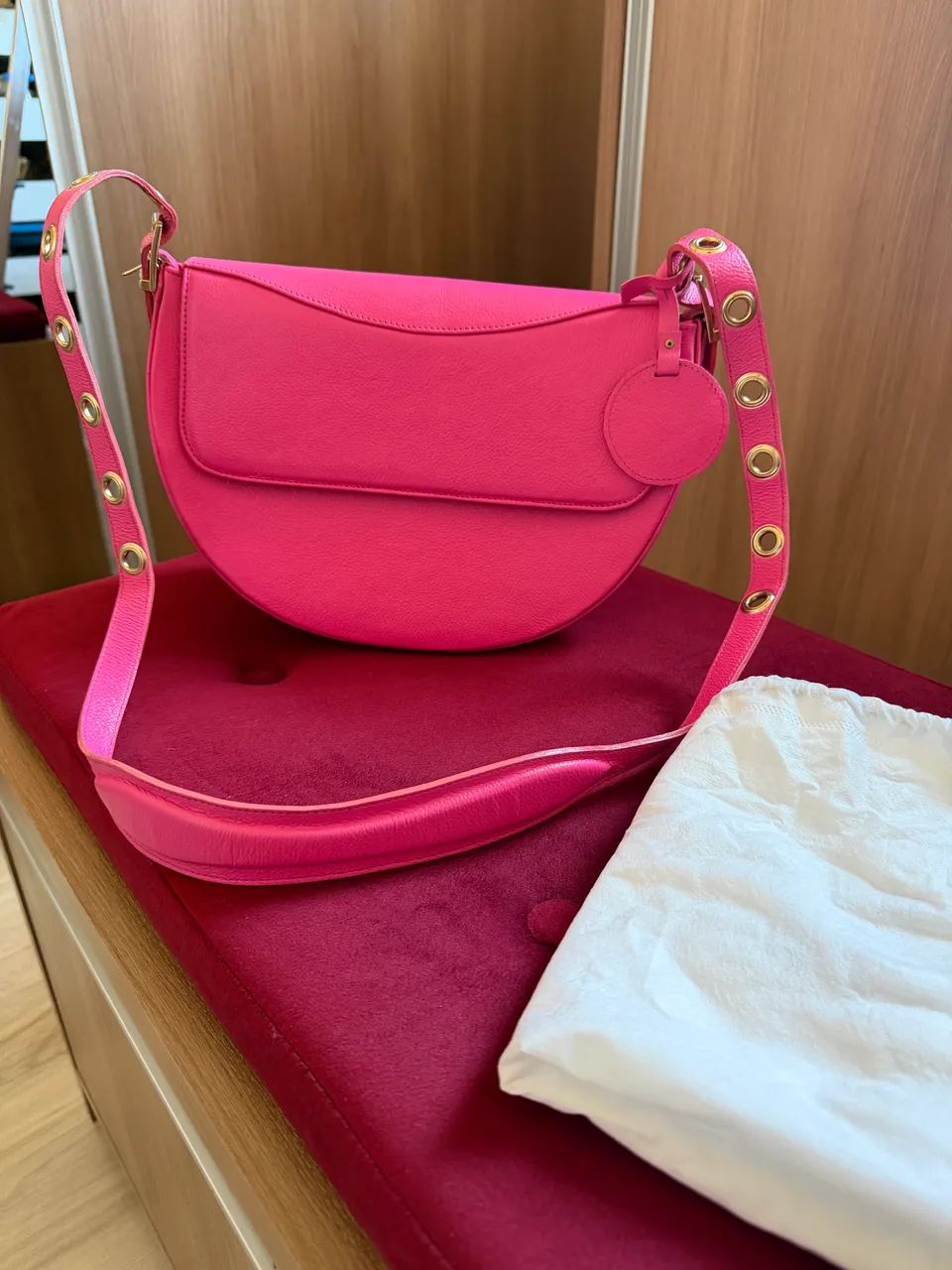 Bolsa Nicole couro legítimo - Fernanda Gregorin 