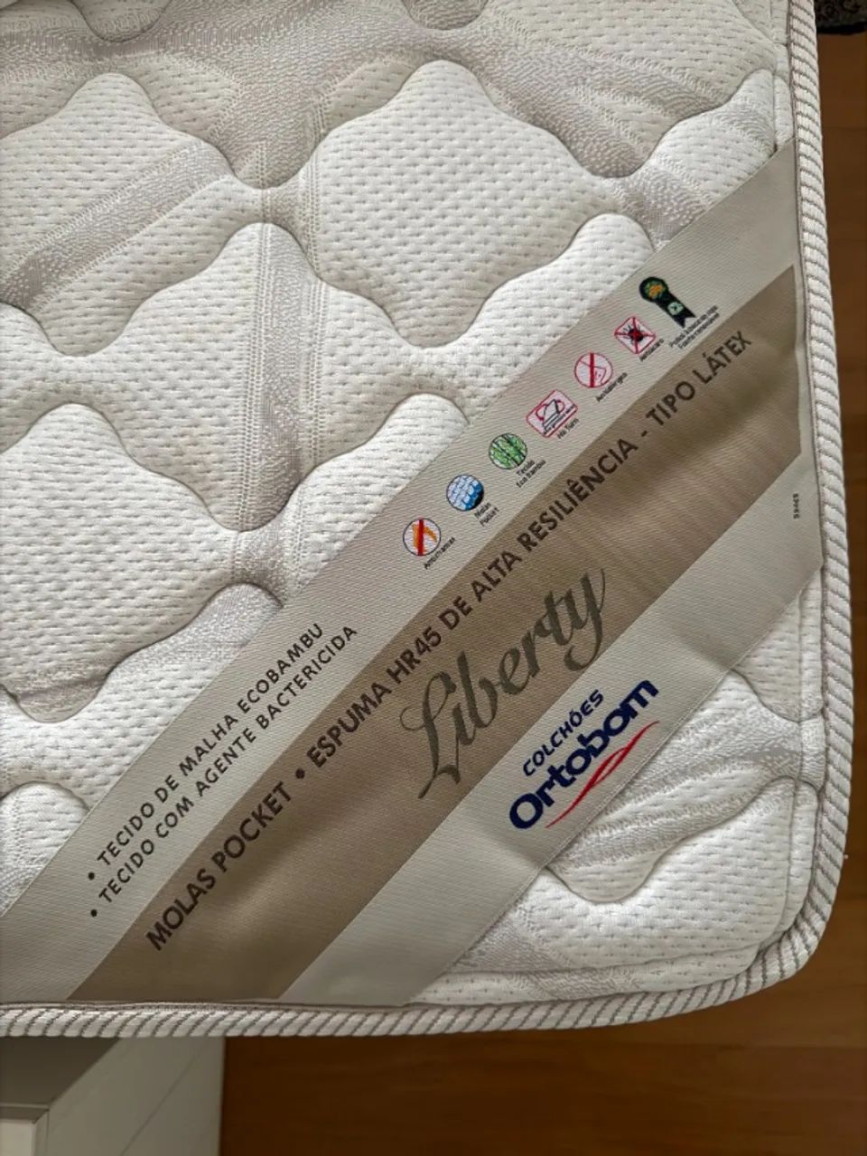 cama box queen Ortobom Liberty semi nova - Foto 3