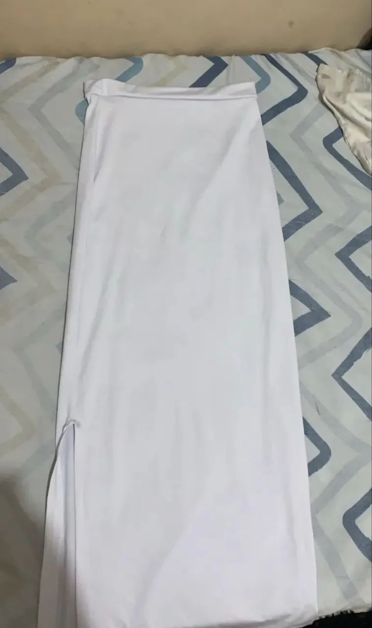 conjunto de saia longa branco - Foto 2