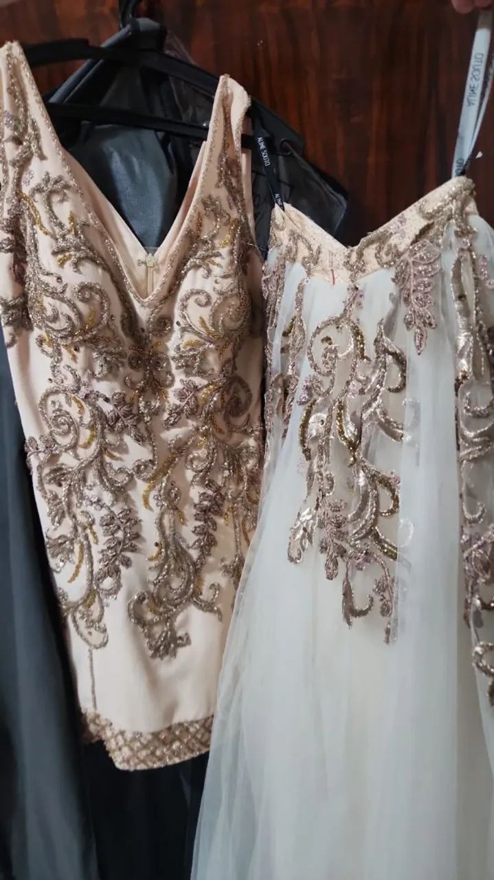 Vestido 2 em 1 debutante 