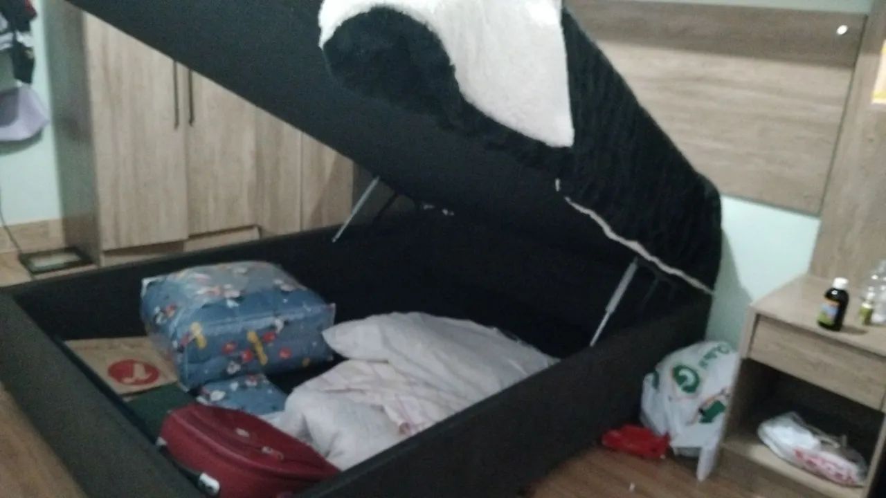 Cama baú com colchão completa  - Foto 2