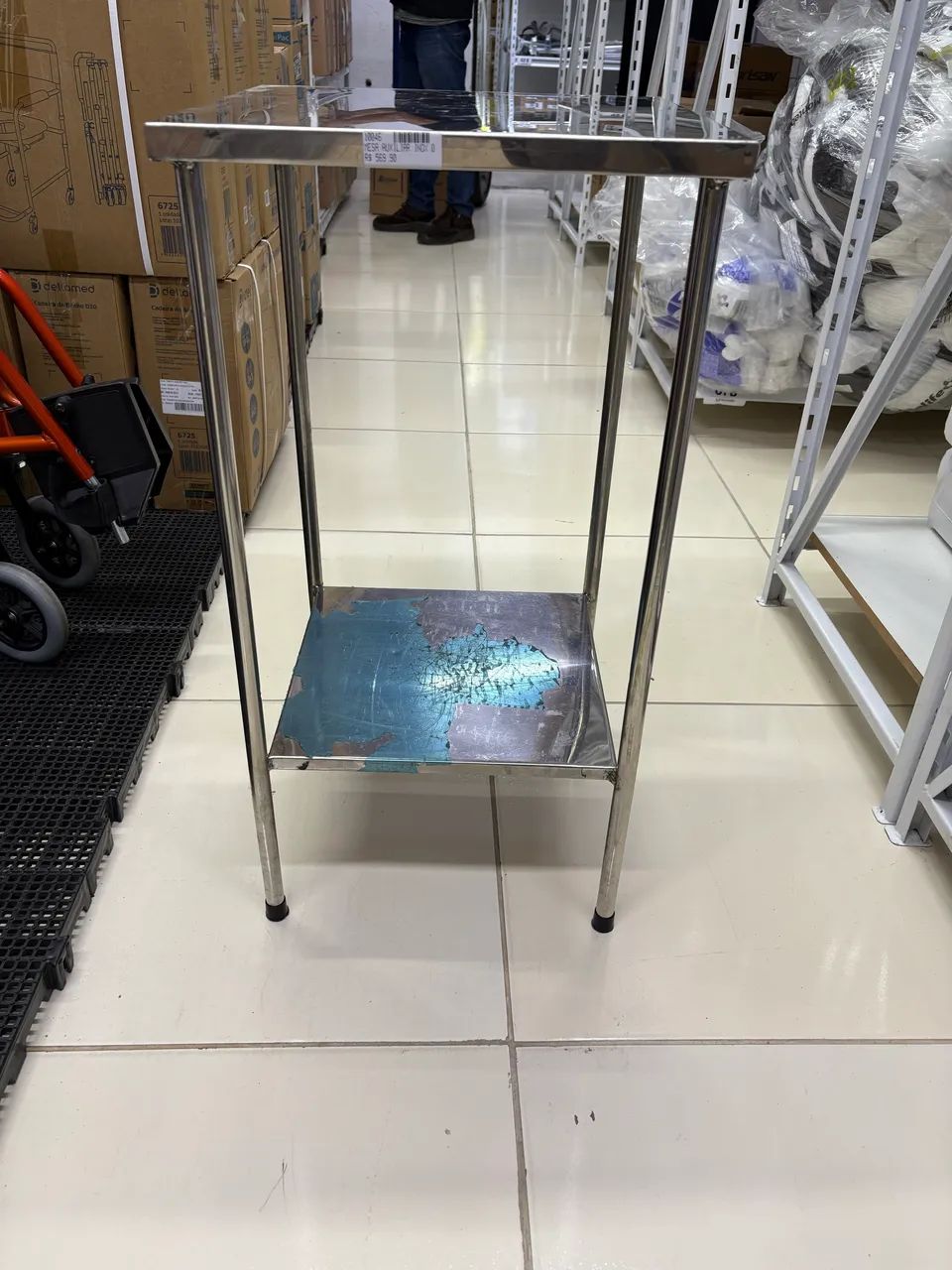 Mesa auxiliar inox - Foto 2