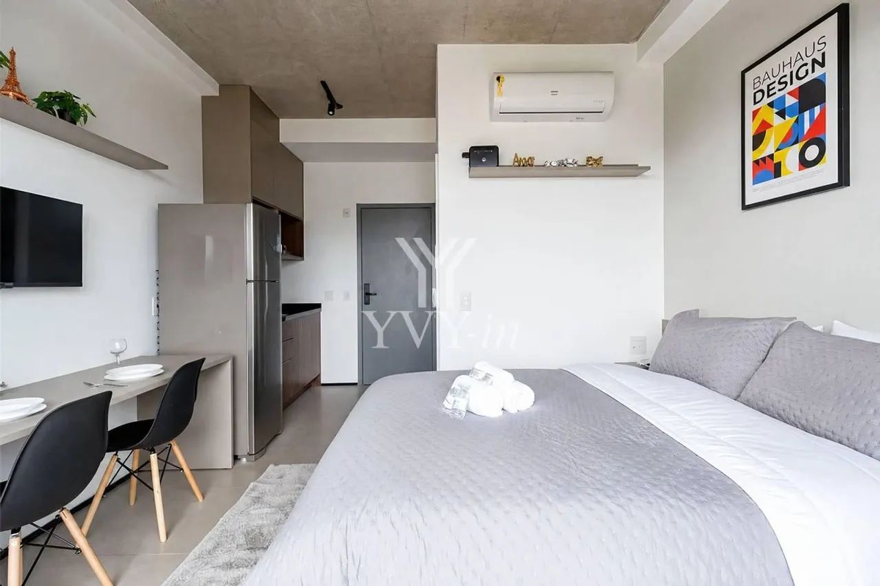 Studio moderno com varanda e vista privilegiada| Paraíso - Foto 2