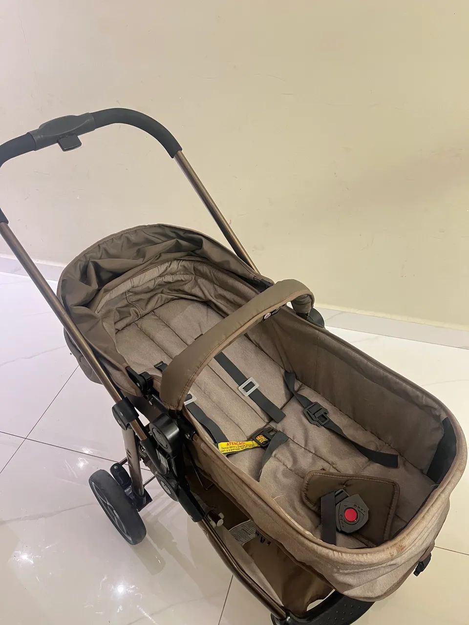 Carrinho com bebê conforto e Moisés galzerano  - Foto 2
