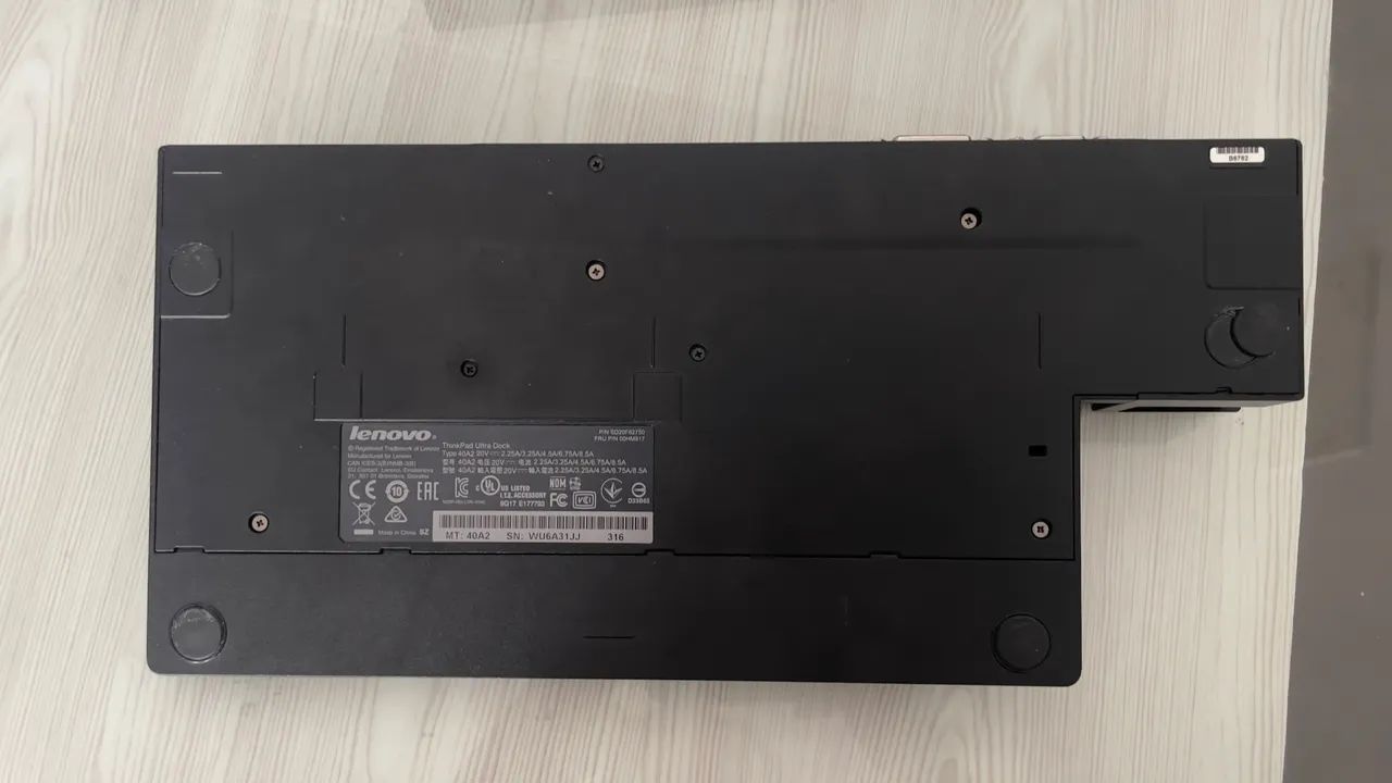 Dock Station Lenovo ThinkPad Ultra (Modelo Type 40A2) - Foto 5