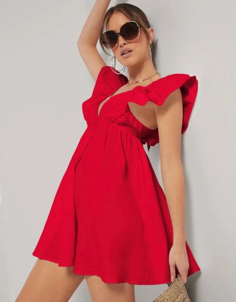 Vestido vermelho lindo
