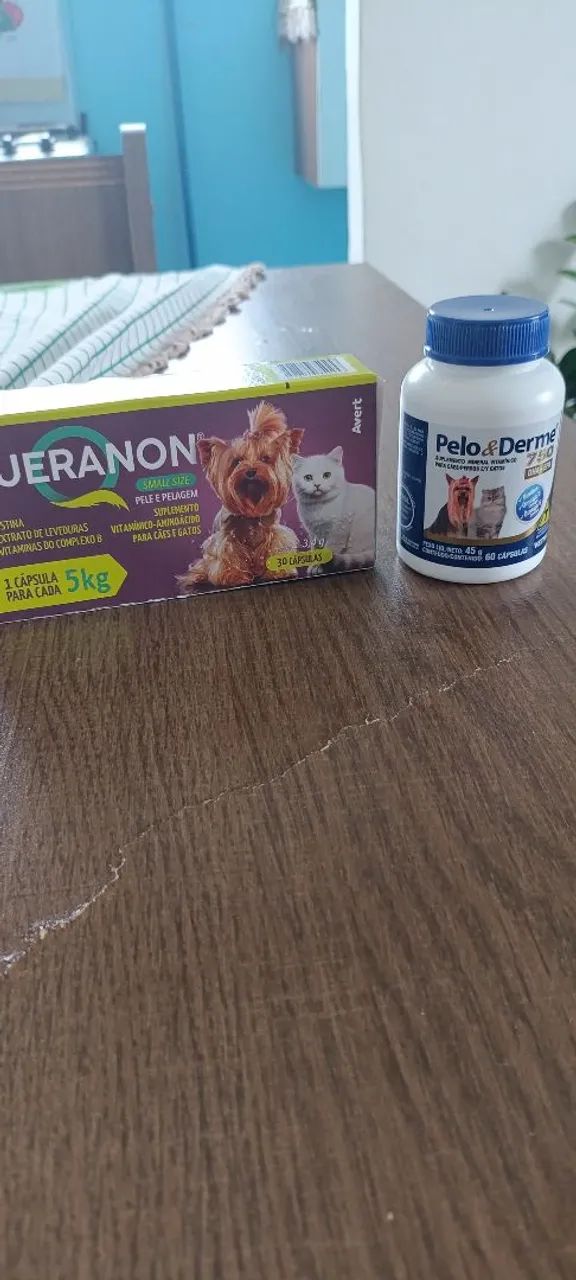 Vitamina para cachorro e gato