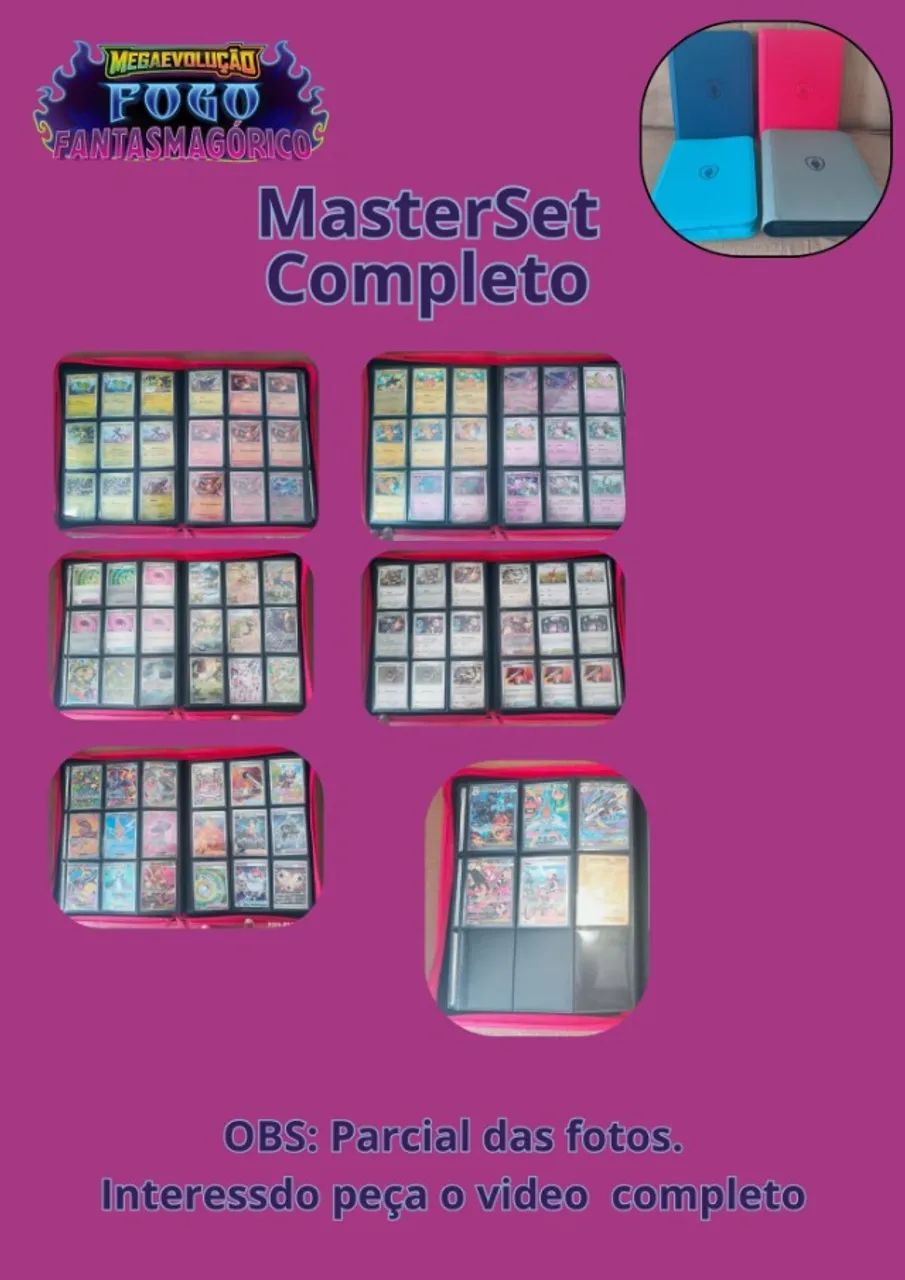 4 Master Sets Pokémon à venda ? coleção completa - Foto 5