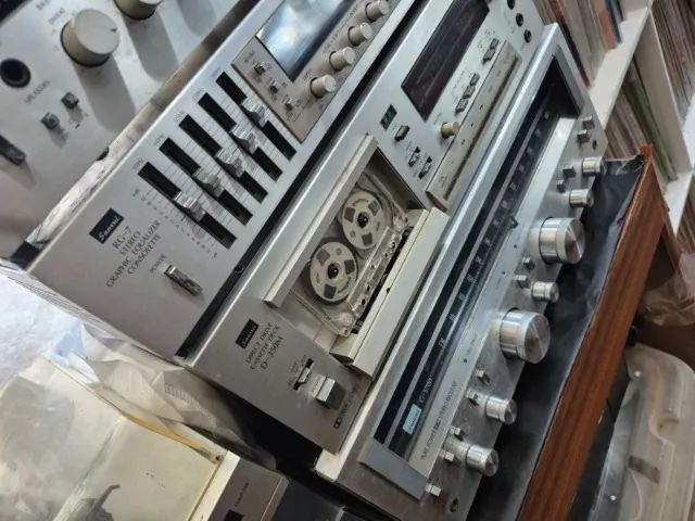 Kit sansui prata vintage - Foto 4