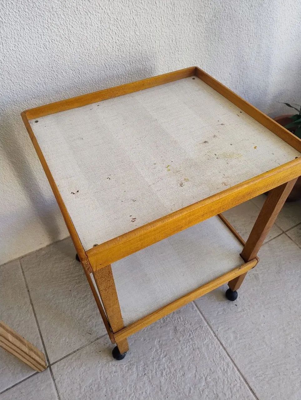 Cavaletes para pintura de telas com mesinha auxiliar  - Foto 5