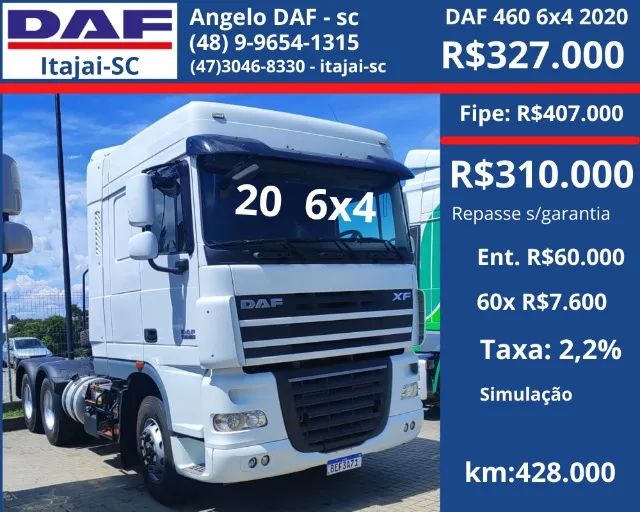 DAF 460 6x4 2020 