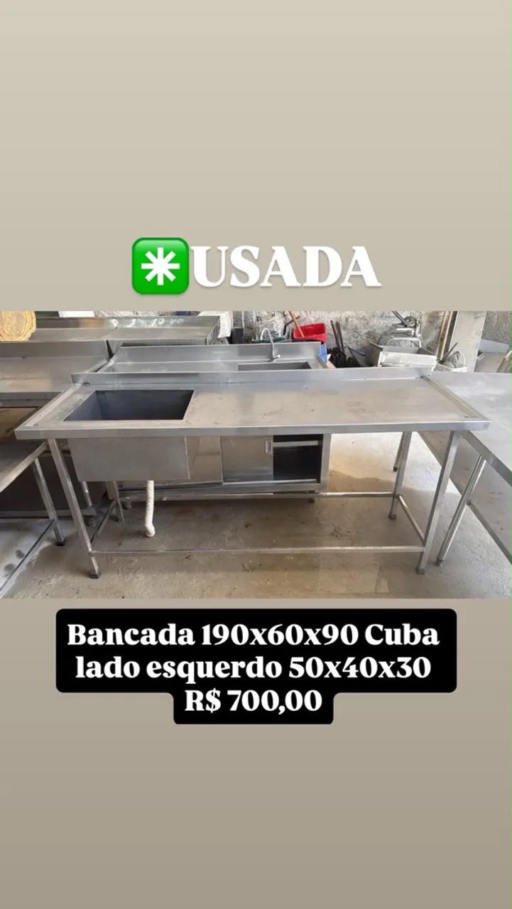 Bancada inox
